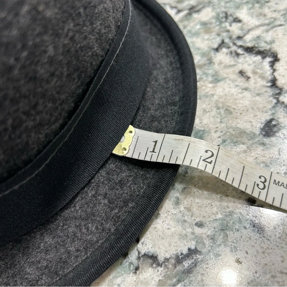 Goorin Bros. Dark Gray 100% Wool Fedora Size Medium